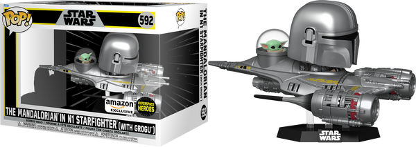 Star Wars - The Mandalorian in N1 Starfighter (w/Grogu) #592