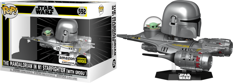Star Wars - The Mandalorian in N1 Starfighter (w/Grogu) #592