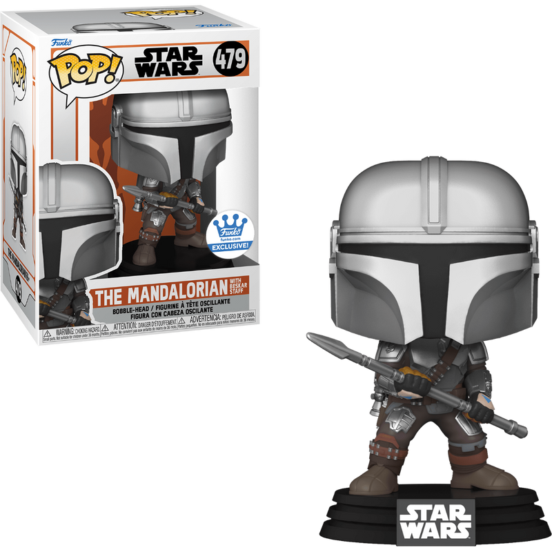 The Mandalorian w/Beskar Staff (Funko Exclusive) #479