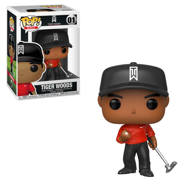 Tiger Woods Red Shirt Funko Pop! Vinyl Figure #01