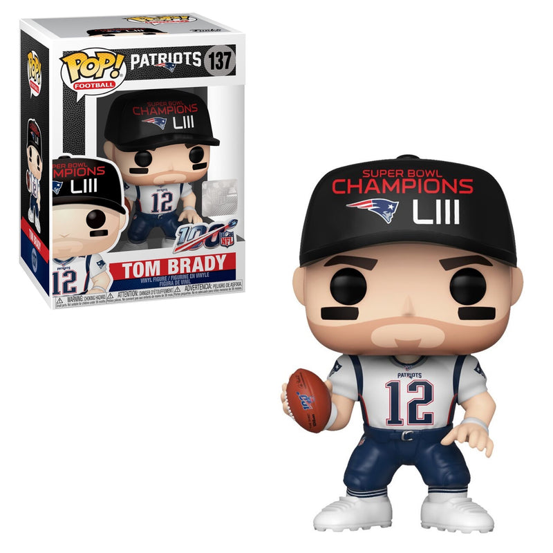NFL Patriots Tom Brady (Super Bowl Champions LIII) Funko Pop! Vinyl Figure #137