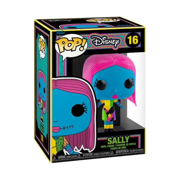 The Nightmare Before Christmas Sally Blacklight Pop! Vinyl Figure