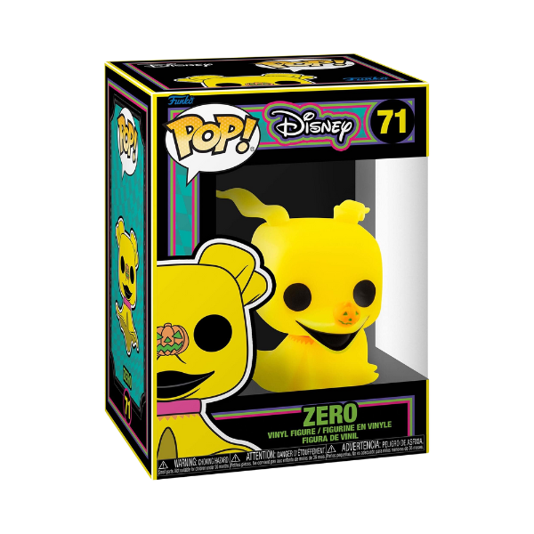 The Nightmare Before Christmas Zero Blacklight Pop! Vinyl Figure