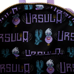 Loungefly-The Little Mermaid 35th Anniversary Exclusive Ursula Sequin Cosplay Mini Backpack