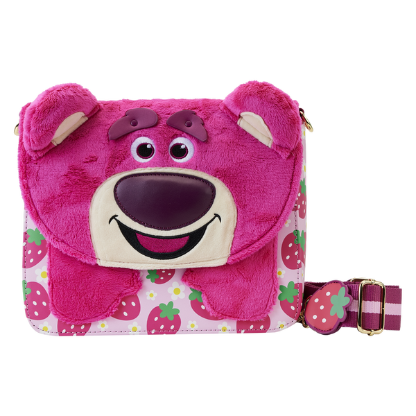 Loungefly Toy Story Lotso Plush Berry Strap Crossbody Bag