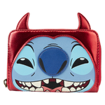 Stitch Devil Cosplay Zip Around Wallet