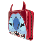 Stitch Devil Cosplay Zip Around Wallet