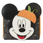 Mickey Mouse Pumpkin Zip Around Wallet