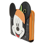 Mickey Mouse Pumpkin Zip Around Wallet