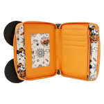 Mickey Mouse Pumpkin Zip Around Wallet