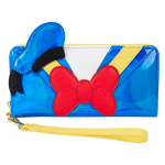 Loungefly Disney Donald Duck Exclusive 90th Anniversary Metallic Zip Around Wallet