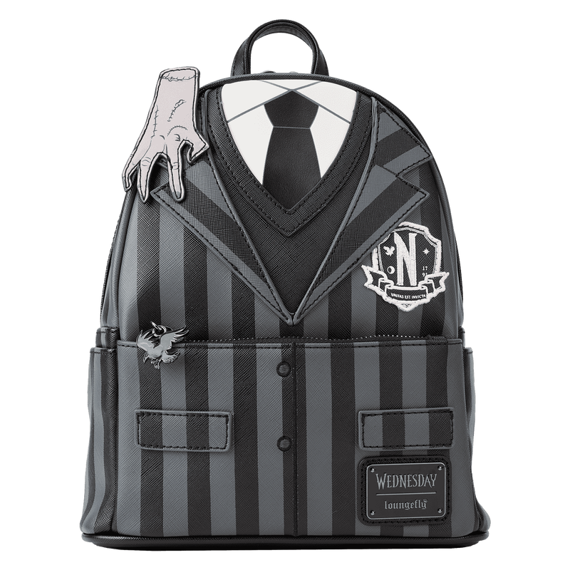 THE ADDAMS FAMILY Wednesday Addams Exclusive Nevermore Cosplay Mini Backpack