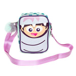 MONSTERS, INC. BOO DIGUISE WITH GITD EYES CROSSBODY BAG