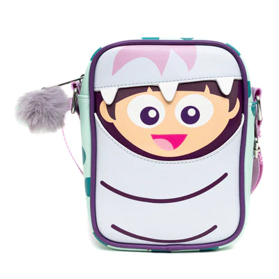 MONSTERS, INC. BOO DIGUISE WITH GITD EYES CROSSBODY BAG