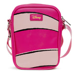 CROSSBODY BAG - ALICE IN WONDERLAND'S CHESHIRE CAT CHARACTER FACE CLOSE-UP WITH GITD EYES GREEN