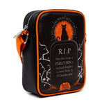 HOCUS POCUS BINX I SHALL ALWAYS BE WITH YOU POSE BLACK CROSSBODY BAG
