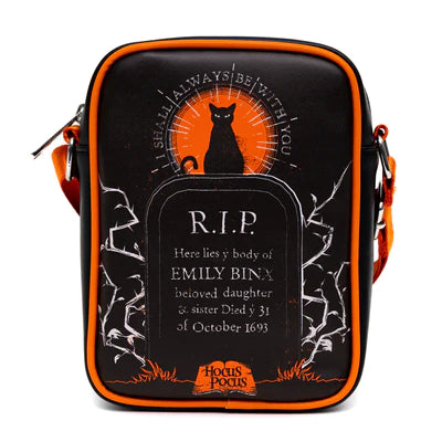 HOCUS POCUS BINX I SHALL ALWAYS BE WITH YOU POSE BLACK CROSSBODY BAG