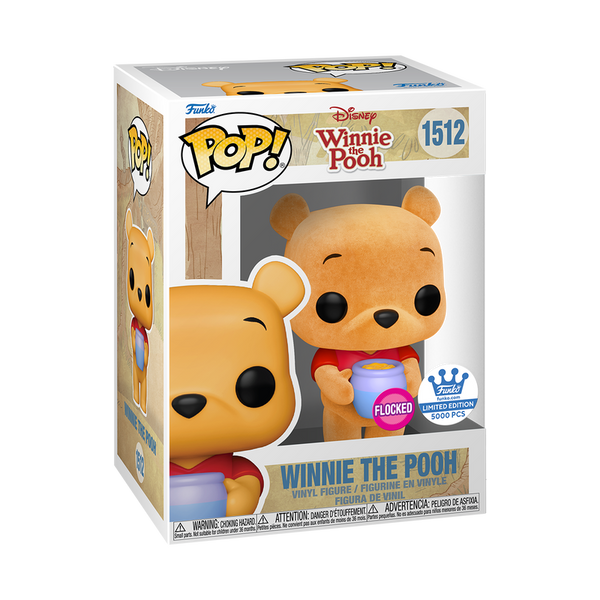 Winnie the Pooh (Flocked) Funko Pop! Vinyl Figure #1512