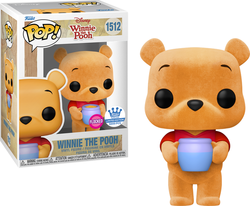 Winnie the Pooh (Flocked) Funko Pop! Vinyl Figure #1512