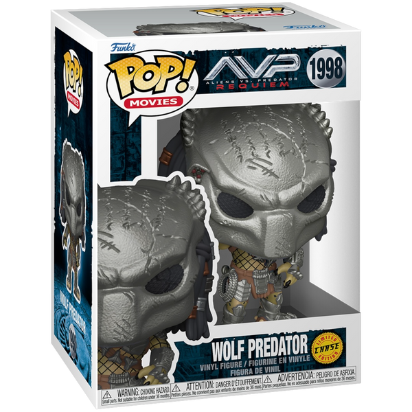 Aliens vs. Predator: Requiem Wolf Predator Funko Pop! Vinyl Figure (CHASE) #1998