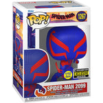 Spider-Man: Across the Spider-Verse Spider-Man 2099 Glow-in-the-Dark Pop! Vinyl Figure (EE Exclusive) #1267