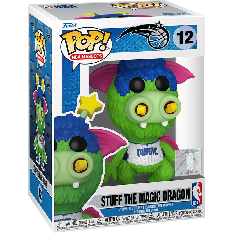 NBA Mascots Orlando Magic Stuff the Magic Dragon Funko Pop! Vinyl Figure #12