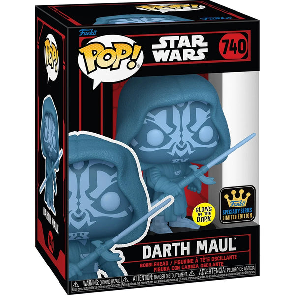Star Wars Hologram Darth Maul Glow-in-the-Dark Funko Pop! Vinyl Figure Specialty Series #740
