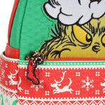Loungefly-How the Grinch Stole Christmas Grinch Christmas Sweater Mini-Backpack - EE Exclusive