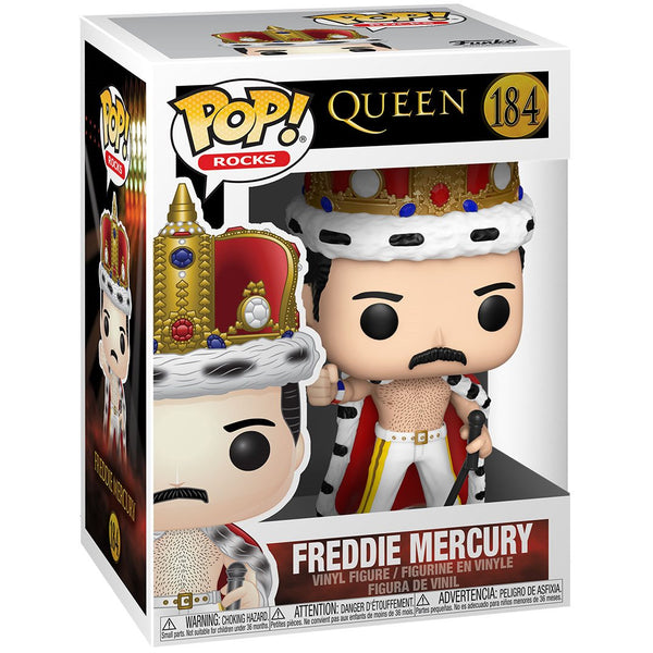 Queen Freddie Mercury King Funko Pop! Vinyl Figure #184
