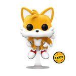 Sonic the Hedgehog Tails Flying Funko Pop! Vinyl Figure (Specialty Series Flocked) CHASE #978