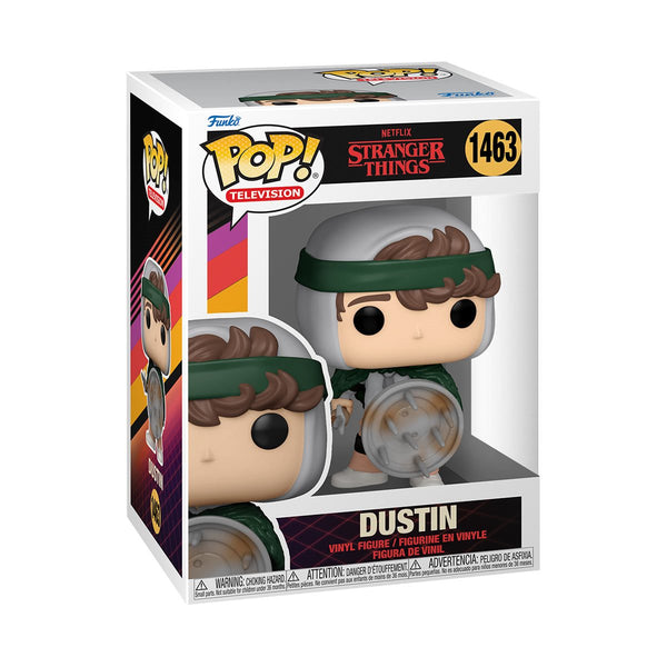 Stranger Things Season 4 Dustin with Shield Funko Pop! Vinyl Figure #1463