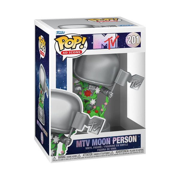 MTV 40th Anniversary Moon Person Funko Pop! Vinyl Figure #201