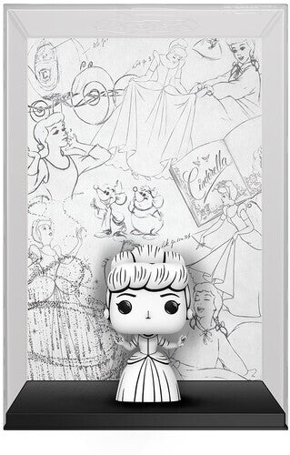 Disney Sketched Cinderella! Cover Art Figure with Case #1523