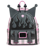 Sanrio Kuromi Flames and Plaid Mini-Backpack - EE Exclusive
