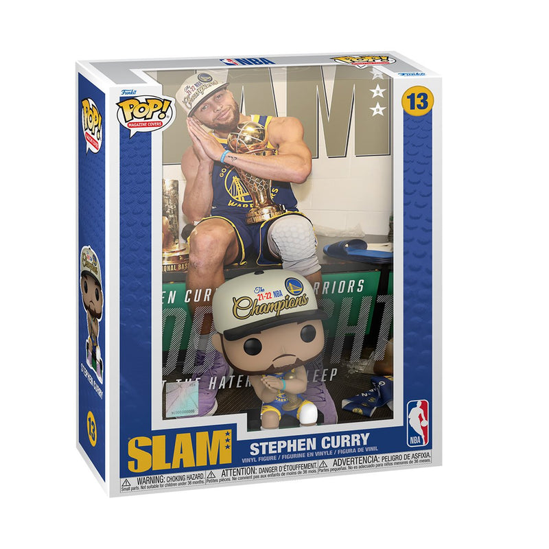 NBA SLAM Stephen Curry Funko Pop! Cover Figure w/case #13