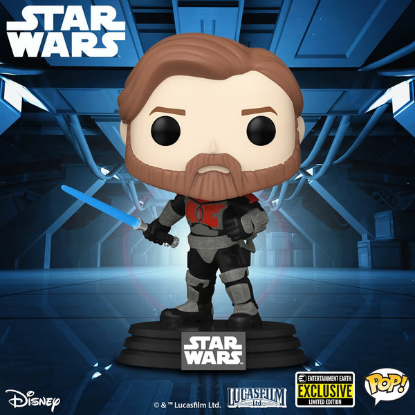 Star Wars: The Clone Wars Obi-Wan Kenobi Mandalorian Armor Pop! EE Exclusive #599