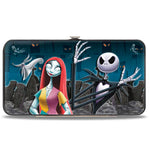 HINGED WALLET - NIGHTMARE BEFORE CHRISTMAS ZERO SALLY JACK + OOGIE BOOGIE CEMETERY SCENE