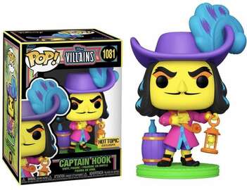 Disney villains - Captain Hook (Blacklight) Hot Top Exclusive #1081