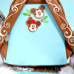 Loungefly Disney Mickey and Minnie Ice Skating Holiday Backpack