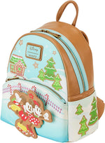 Loungefly Disney Mickey and Minnie Ice Skating Holiday Backpack