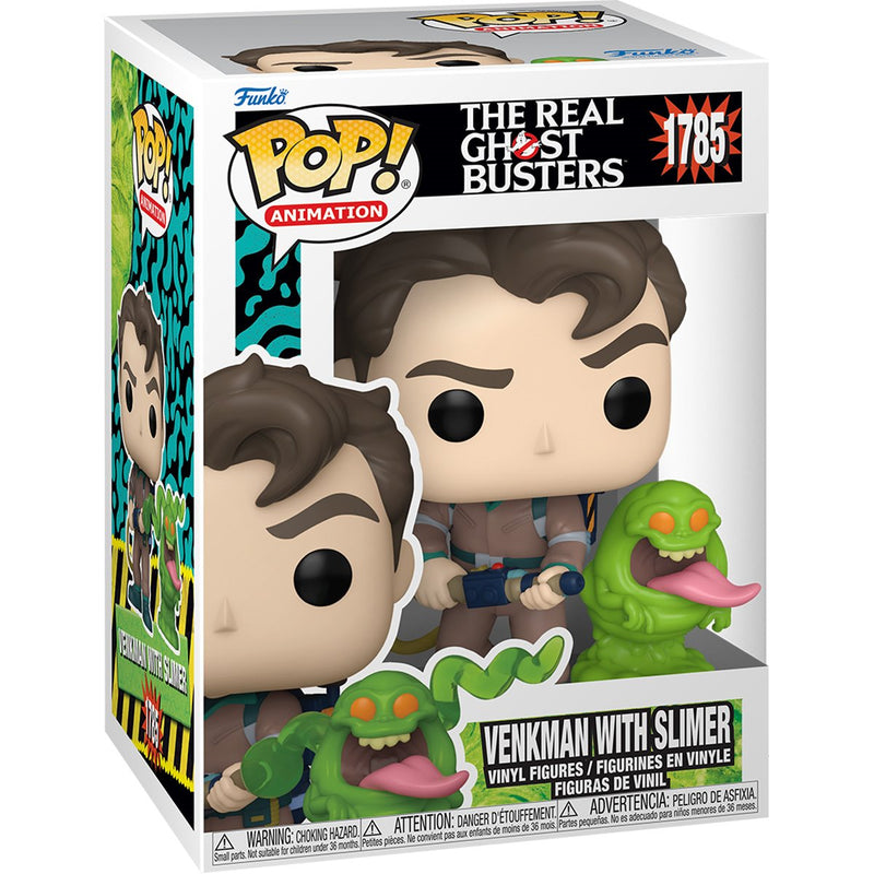 Ghostbusters: The Real Ghostbusters Venkman Funko Pop! Vinyl Figure and Slimer Buddy #1785