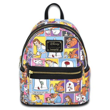 DISNEY BEAUTY & THE BEAST COMIC AOP MINI BACKPACK