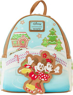 Loungefly Disney Mickey and Minnie Ice Skating Holiday Backpack