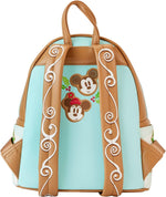 Loungefly Disney Mickey and Minnie Ice Skating Holiday Backpack