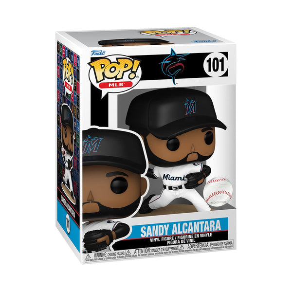 MLB Miami Marlins Sandy Alcantara Funko Pop! Vinyl Figure #101