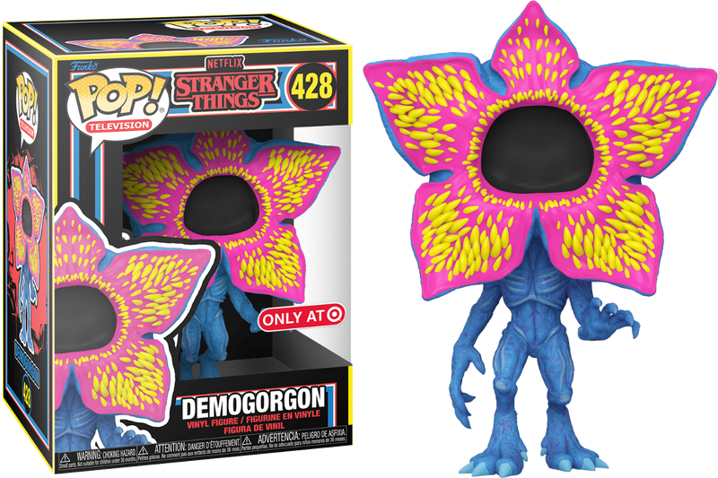 Stranger Things Open-Face Demogorgon Blacklight Pop! Vinyl Figure - (Target Exclusive) #428