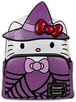 Loungefly Sanrio Hello Kitty Witch Halloween Glitter Cosplay Backpack