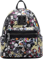 Loungefly Disney The Nightmare Before Christmas Allover Print Mini Backpack
