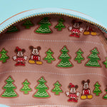 Loungefly Disney Mickey and Minnie Ice Skating Holiday Backpack