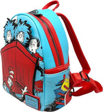 Loungefly Dr Seuss Thing 1 and 2 Interactive Cosplay Womens Double Strap Backpack
